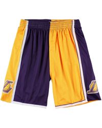 Mitchell & Ness - Split Swingman Shorts "Nba La Lakers 2009" Smsh4855 Lal09Ppppryw" - Lyst