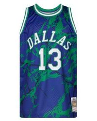 Mitchell & Ness - Team Marble Swingman Jersey "Nba Dallas Mavericks 1998 Steve Nash" - Lyst
