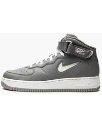 Nike Air Force 1 Mid By You Custom Shoe in Blue for Men - Lyst
