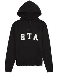 RTA - Markus Collegiate Hoodie Mf21-A213-Blk" - Lyst