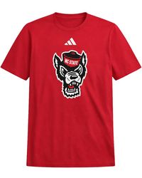 adidas - Ncaa Wolfpack Primary Logo Pre-Game T-Shirt Tmpwrd Ncncs7" - Lyst