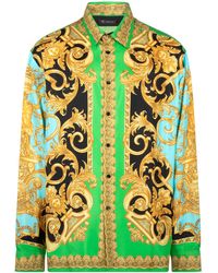Versace - Silk Barocco Homme Shirt A84050 A231424 A78Y" - Lyst