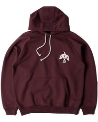 by Parra - Parra Crow Logo Pullover Hoodie "Dark Burgundy" 54326" - Lyst