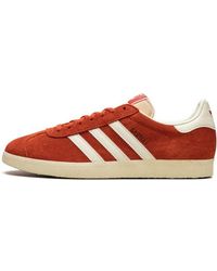 adidas - Gazelle "preloved Red Off White Cream White" Shoes - Lyst