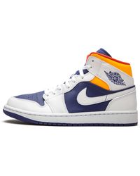 Nike - Air 1 Mid "Royal Laser" 554724 131" - Lyst