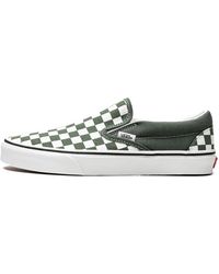 Vans - Classic Slip-On Checkerboard "Thyme Checkerboard" Vn0A33Tb9Ho" - Lyst