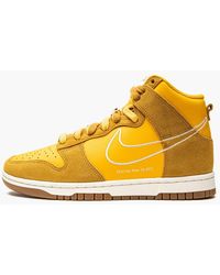 Yellow Nike High-top sneakers for Women | Lyst