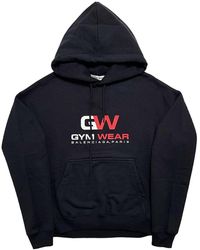 Balenciaga - Gym Wear Logo Hooded Sweatshirt Ht64 612959 Tivd4 1000" - Lyst