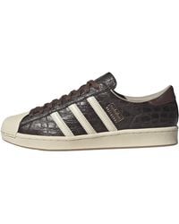 adidas - Superstar Vintage Matte Croc "Aurora Coffee" Kj7464" - Lyst