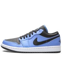 Nike - Air 1 Low "university Blue / Black" Shoes - Lyst