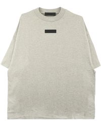 Fear Of God - Tab Crewneck Tee "Dark Heather Oatmeal" 125Sp244193F" - Lyst