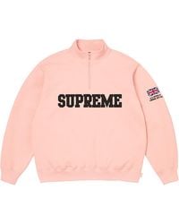 Supreme - Shop Flag Half Zip Pullover "Ss26 - Lyst