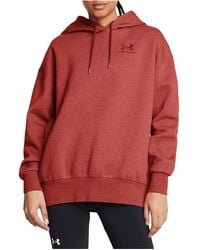 Under Armour - Essential Fleece Hoodie "Washed" 1379495 841" - Lyst