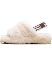 UGG - Fluff Yeah Slide 1095119 Nat" - Lyst
