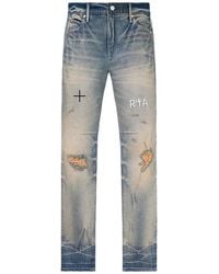 RTA - Clayton Skinny Denim Jeans Pant "Worn Out" Mf23D672 B1182Wrobl" - Lyst