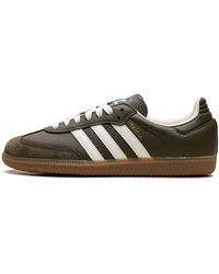 adidas - Samba Og "Med Dark Khaki/Off-/Gum" Jr0890" - Lyst