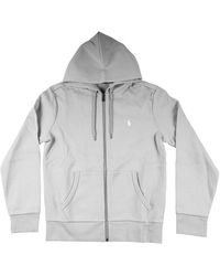 Polo Ralph Lauren - Double-Knit Full Zip Hoodie "Light Sport Heather" 710881517092" - Lyst