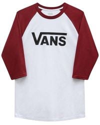 Vans - Classic Ragl T-Shirt Vn0002Qqbwm" - Lyst