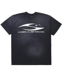 HELLSTAR - H Cursive Logo T-Shirt Hsr253" - Lyst
