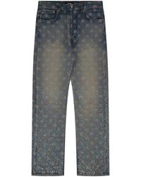 Amiri - Crystal Burst Ma Paisley Straight Jeans "Antique" Amdngh1035 406" - Lyst