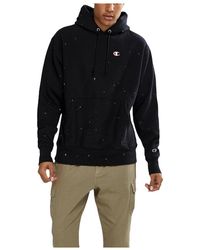 Champion - Reverse Weave Paint Splatter Hoodie "C-Life" S25971 549967" - Lyst