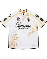 Supreme - Floral Soccer Jersey "Fw25 - Lyst
