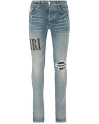 Amiri - Camouflage Core Applique Logo Jeans "Clay" Pf22Mds010 408" - Lyst