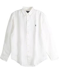 Polo Ralph Lauren - Piece Dye Linen Sport Long-Sleeve Shirt "Ceramic" 710966292003" - Lyst