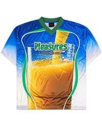 Pleasures - World Cup Oj Ss Soccer Jersey "Multi" P26Suwc003" - Lyst