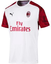 PUMA - Ac Milan Training Jersey Short Sleeve 756141 02" - Lyst