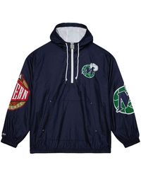 Mitchell & Ness - Team Og 2.0 Anorak Windbreaker Mavericks Ojpo5527 Dmayypppnavy" - Lyst