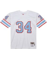 Mitchell & Ness - Nfl Jersey Oilers 1979 Earl Campbell "Oilers" Jy8592 Hoiwhit" - Lyst