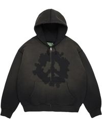 DENIM TEARS - Peace Wreath Knockout Zip Hoodie Dt865" - Lyst