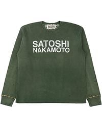 Satoshi Nakamoto - Logo Thermal Long Sleeve T-Shirt Multi" Sat069" - Lyst
