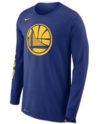 Nike - Nba Long Sleeve T‑Shirt "Golden State Warriors Legacy" 873930 495" - Lyst
