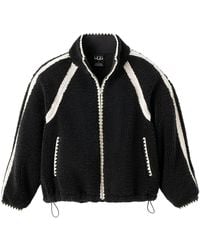 UGG - Nikia Crochet Fluff Jacket 1161670 Blk" - Lyst
