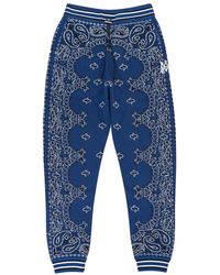 Amiri - Bandana B-Ball Sweatpants Ps22Mkp052 Blublk" - Lyst