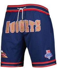 Mitchell & Ness - Just Don Hardwood Classics Shorts "Nba Nuggets 1993" Shormo22021 Dnunavy93" - Lyst