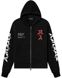 Amiri - Wes Lang Solar Kings Zip Up Hoodie Aw22Mjg023 001" - Lyst