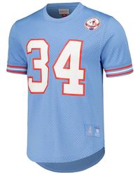 Mitchell & Ness - Nfl N&N Mesh Crewneck Oilers 1983 Earl Campbell "Light" Tnmp6294 Hoi83Ecaltbl" - Lyst