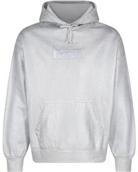Supreme - Mm6 Maison Margiela Foil Box Logo Hoodie "Ss24" Su317" - Lyst