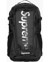 all black supreme backpack