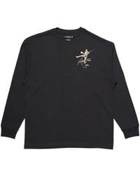 Nike - Air Flight Heritage 85 Graphic Crewneck "Off Noir - Lyst
