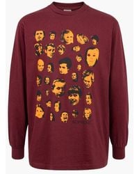 red long sleeve supreme shirt