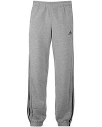 adidas - 3-Stripe Fleece Jogger Pants "Medium Heather Gd5500" - Lyst