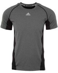 adidas - Fitted Short Sleeves T-Shirt "Dark Heather Z33549" - Lyst