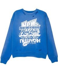 Purple Brand - Hwt Fleece Crewneck P402 Hbwc423" - Lyst
