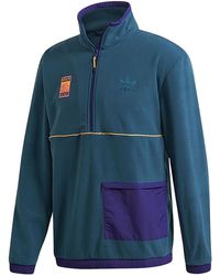 adidas - Adiplore Polar Half-Zip Sweatshirt Fr0598" - Lyst