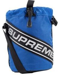 Supreme - Small Cinch Pouch "blue" - Lyst