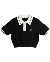 Malbon Golf - Mikayla Polo T-Shirt Mw 0043 Blk" - Lyst